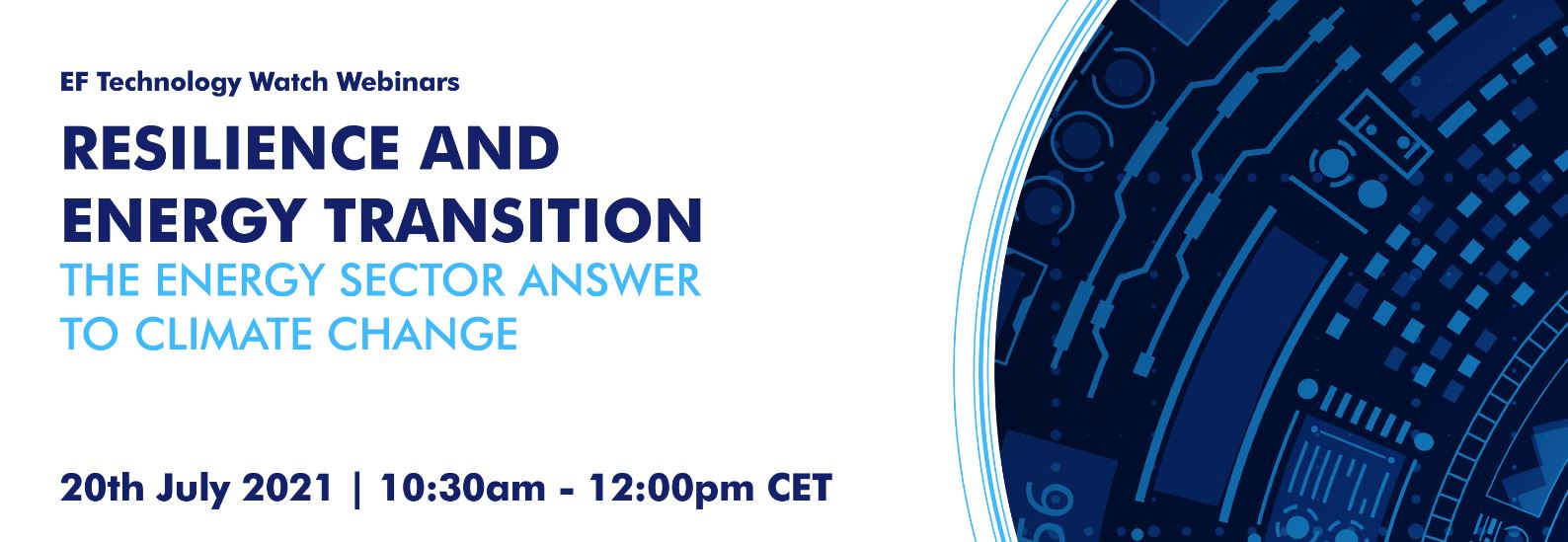 Resilience and Energy Transition, don’t miss the CESI and Elettricità Futura webinar