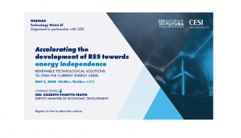 Accelerating the development of renewables towards energy independence
