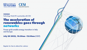 The acceleration of renewables goes also through networks
