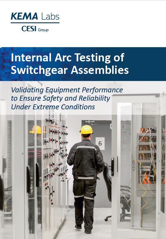 Internal Arc Testing of Switchgear Assemblies